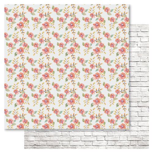 RRI Cardstock - Bella! Raw & Rustic Floral