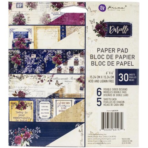 PRM Paper Pad 6"x6" - Darcelle