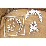 SCN Chipboard-Shapes/Laserstanzteile - Savage by Nature Wreath 3D