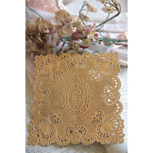 JDL Dresden Trim - Lace Doily Gold XL