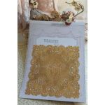 JDL Dresden Trim - Lace Doily Gold XL