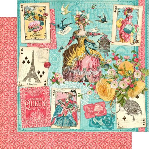 G45 Cardstock - Ephemera Queen