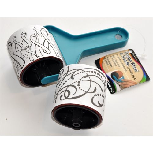 SRH Rollstempel-Set - Clearsnap Rollagraph Jumbo Hope, Dots Scroll