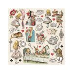 STP Paper Pad 6x6" - Alice in Wonderland