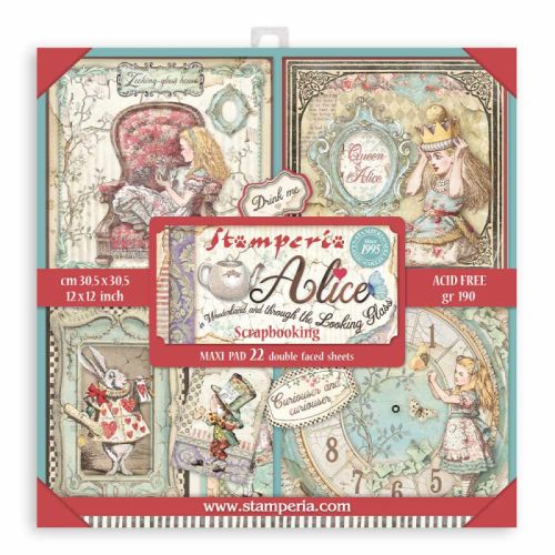 STP Paper Pad 12x12" - Alice in Wonderland and Through the Looking Glas