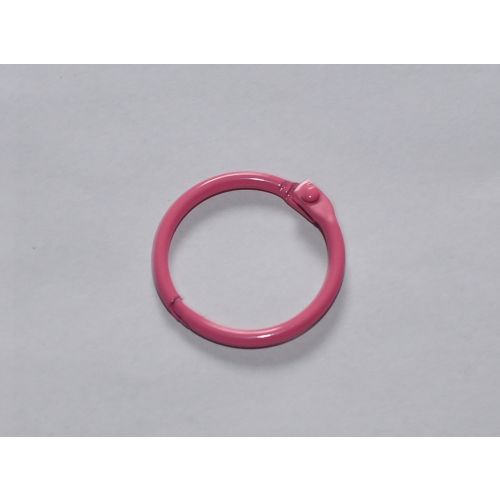 SRH Buchringe / Klappringe / Schlüsselringe / Heftringe 25 mm Pink