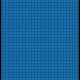 KSA Cardstock 12"x12" - Dots/Pois-Ligne Bleu Electrique