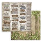 STP Paper Pad 8x8" - Romantic Garden House