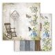 STP Paper Pad 8x8" - Romantic Garden House