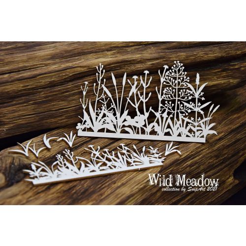 SNI Chipboard-Shapes/Laserstanzteile - Wild Meadow Border #6