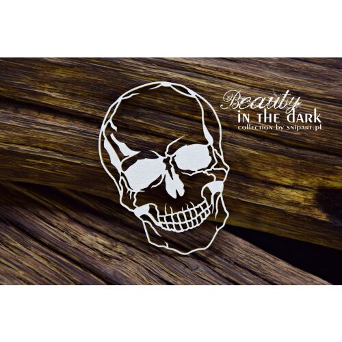 SNI Chipboard-Shapes/Laserstanzteile - Beauty in the Dark Small Skull