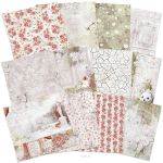 CBL Paper Pad 12x12" - Frozen Roses 12BL