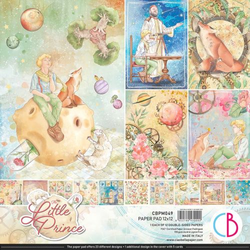 CBL Paper Pad 12x12" - The little Prince 12BL