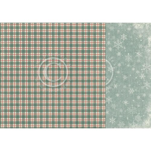 PIO Cardstock - Home for Christmas Christmas Plaid