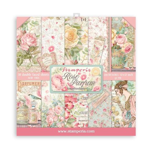 STP Paper Pad 12x12" - Rose Parfum