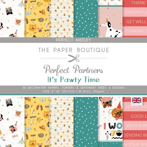 TPB Paper Pad 8x8" - Perfect Partners Its Pawty Time