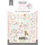 FDC Die-Cuts/Ephemera/Stanzteile - Shabby Baby girl Re-Design