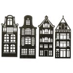 FDC Chipboard-Set - Winter in the city Black #165