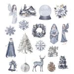 PFY Die-Cuts - Snow on the Forest 18 pcs