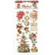 STP Chipboard Sticker 15x30 cm - Classic Christmas