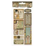 STP Chipboard Sticker 15x30 cm - Klimt Inspirations