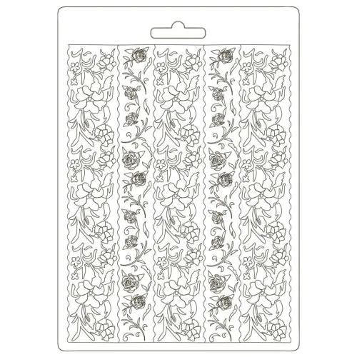 STP Soft Mould A5 - Alice in Wonderland Borders