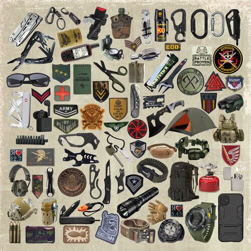 FDC Cut-Out Sheet 12"x12" - Military Style