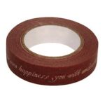 RYH Masking Tape - Washi Tape Scriptum Rotbraun