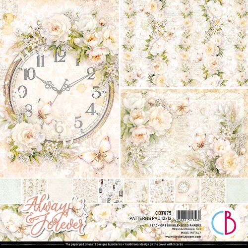 CBL Paper Pad 12x12" - Always & Forever 8BL