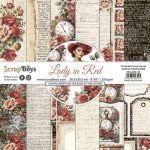 SBO Paper Pack 8x8" - Lady in Red